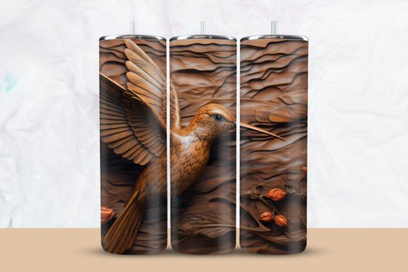 3D Bird Tumbler Wrap: Elevating Your Sublimation Business with High-Quality Designs