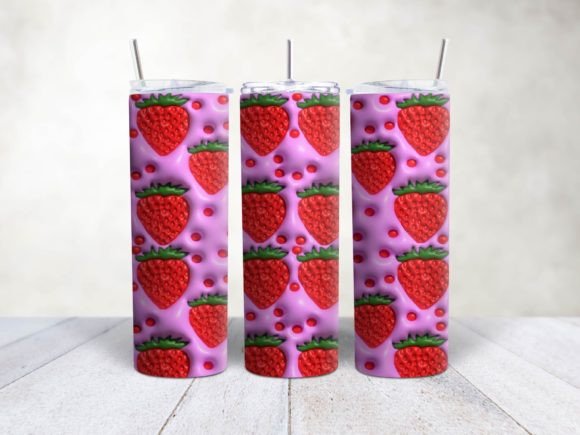3D Strawberry Tumbler Wraps: A Creative Guide