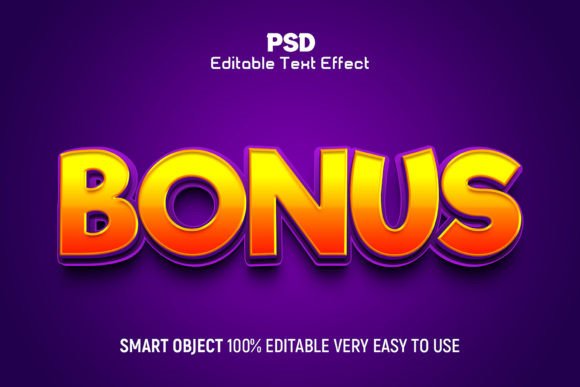 Bonus 3D Editable PSD Text Effect Style: Elevating Digital Design Efficiency