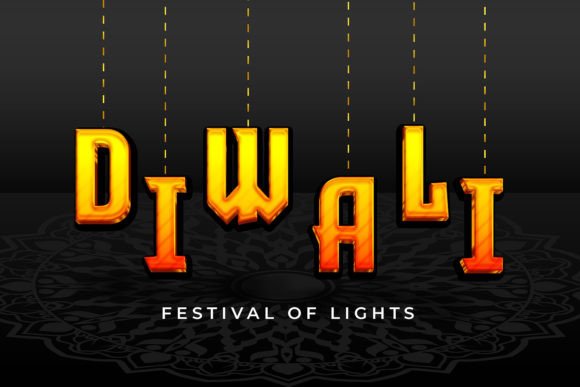 Bringing Festive Depth to Your Designs with Diwali 3D Editable PSD Text Effect Style