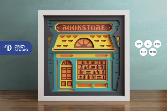 Bringing Stories to Life with the Bookstore 3D Shadow Box - Books 3D Light