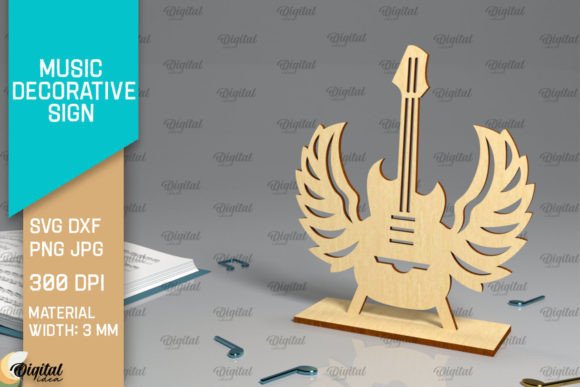 Creating a 3D Music Decorative Sign Laser Cut for Your Space