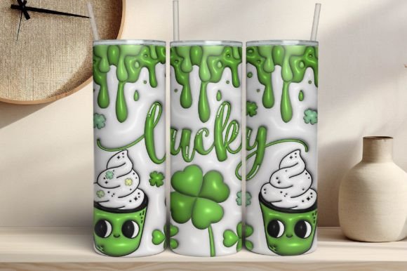 Elevate Your St. Patrick’s Day Merch with a 3D Tumbler Wrap Design