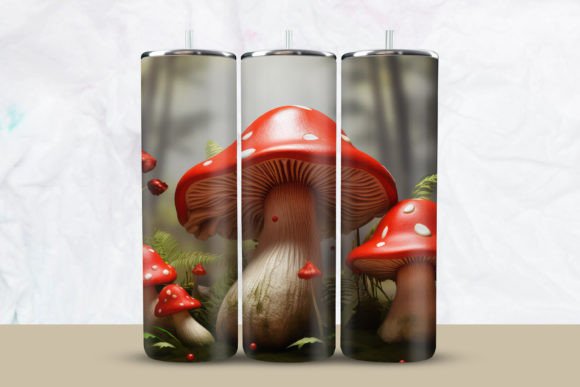 Elevating Brand Identity with the 3D Mushroom Tumbler Wrap