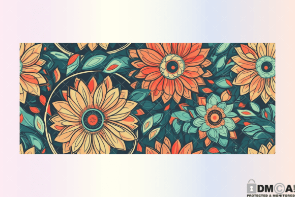 Elevating Drinkware with High-Resolution Tropical and Boho Sublimation Designs