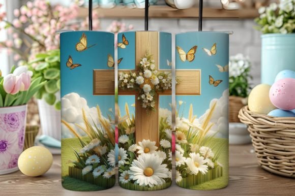 Evaluating the 3D Easter Cross Tumbler Wrap for Professional Sublimation
