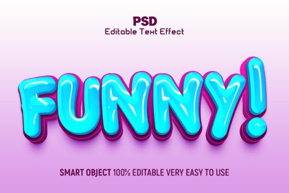 Funny 3D Editable PSD Text Effect Style: A Playful Boost for Your Designs