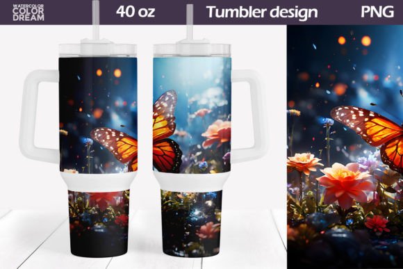 Mastering the 3D Butterfly Tumbler 40 Oz Design for Professional Results