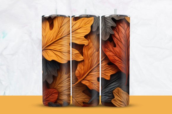 Mastering the Autumn 3D Leaves Tumbler Wrap for Professional Results