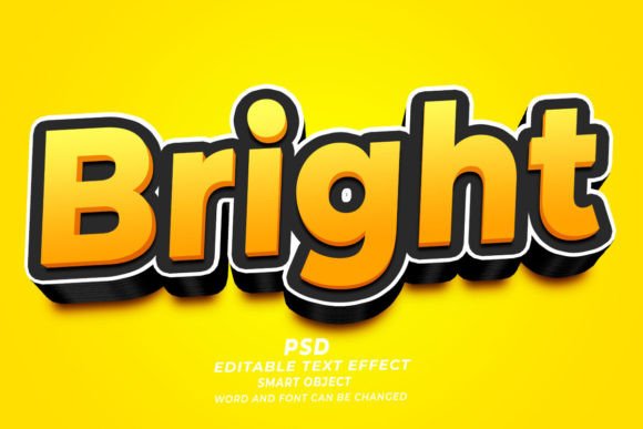 Mastering Visual Impact: A Guide to Bright PSD 3D Editable Text Effects