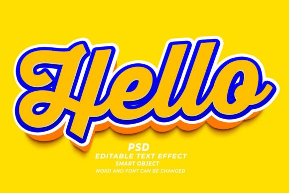 Mastering Visual Impact with Hello PSD 3D Editable Text Effect