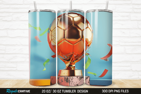 Maximizing Sublimation Quality with the 3D Soccer Trophy Colorful Tumbler Wrap