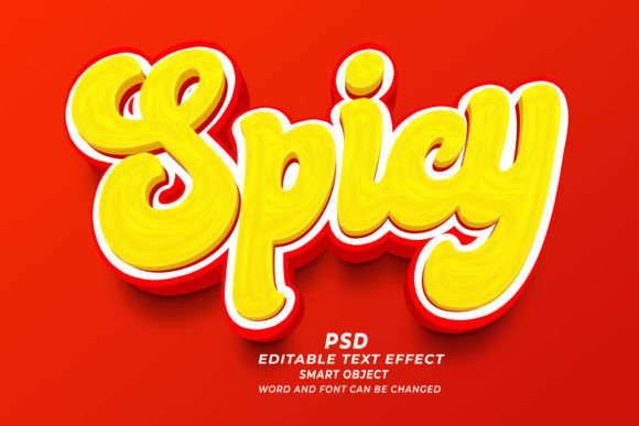 Strategic Visual Impact: Leveraging the Spicy PSD 3D Editable Text Effect for Brand Consistency