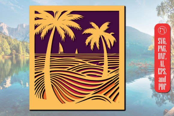 Transforming Digital Designs into Coastal Havens: The Rise of 3D Layer Summer Sea Wall Art SVG