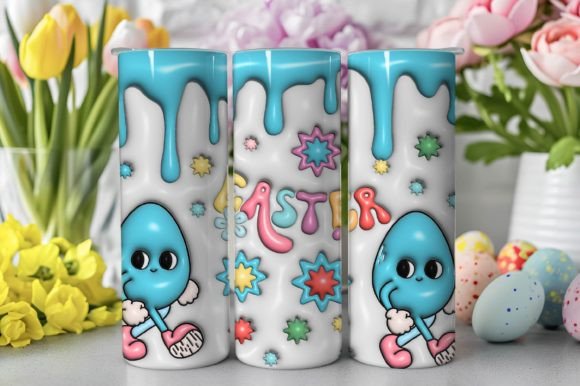 Transforming Your 20oz Tumblers with 3D Inflated Easter Designs